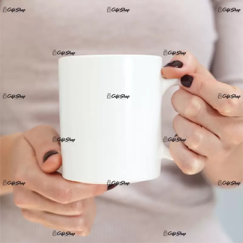 .cana alba, din ceramica, personalizata